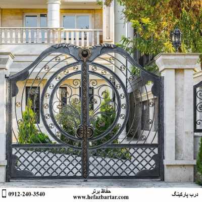 انواع درب پارکینگ , درب پارکینگ , درب حیاط , درب پارکینگ