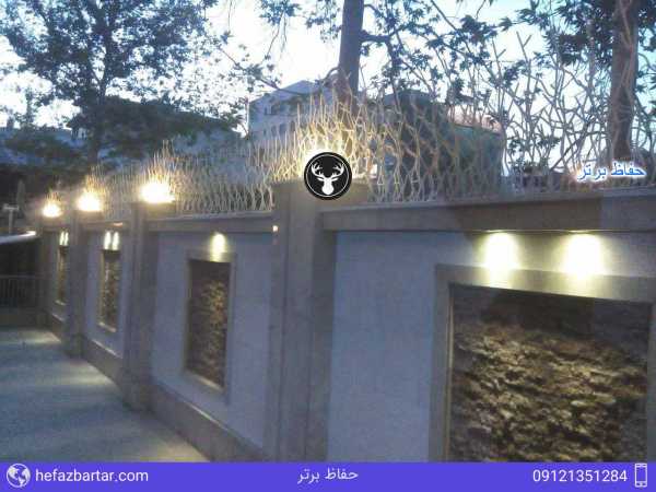 حفاظ روی دیوار , حفاظ شاخ گوزنی , نرده حفاظ شاخ گوزنی