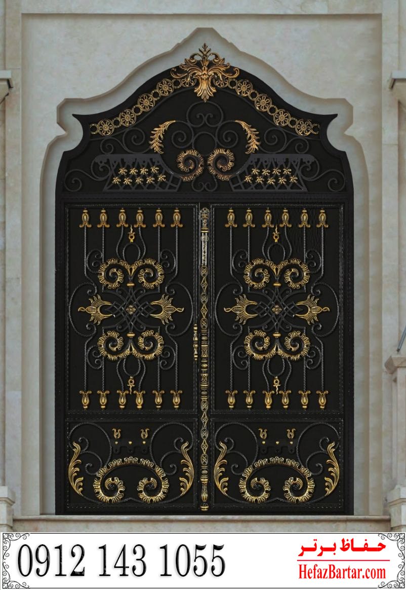 درب فلزی ساختمان درب حیاط ساختمان
